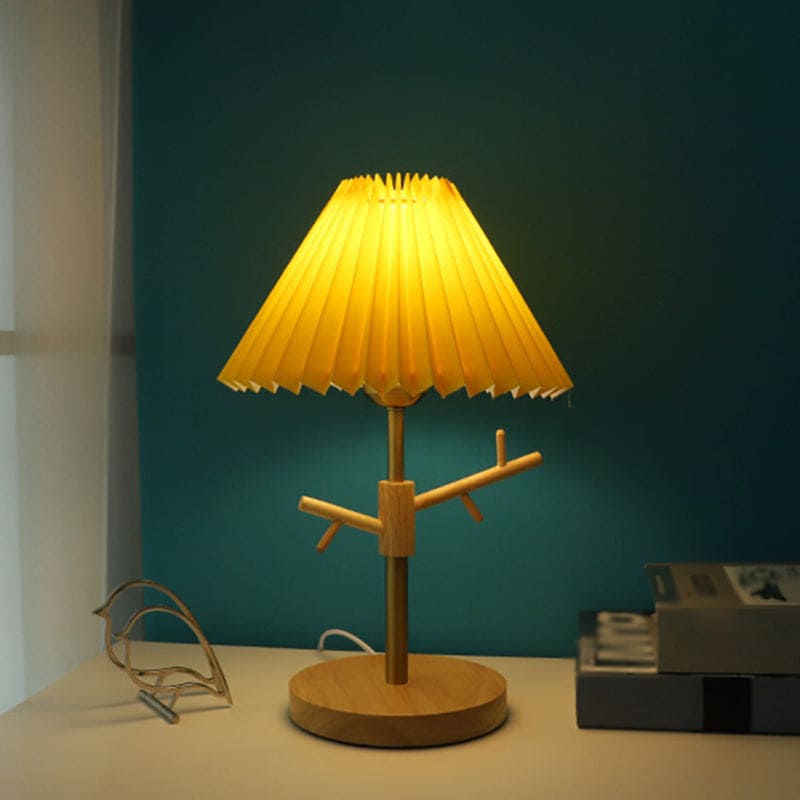 GloShine - Scandinavian Night Lamp with Storage Shelf