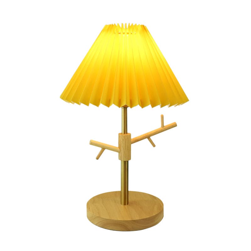 GloShine - Scandinavian Night Lamp with Storage Shelf