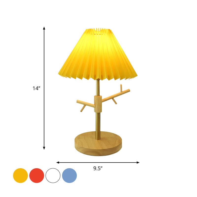 GloShine - Scandinavian Night Lamp with Storage Shelf