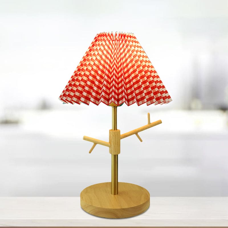 GloShine - Scandinavian Night Lamp with Storage Shelf