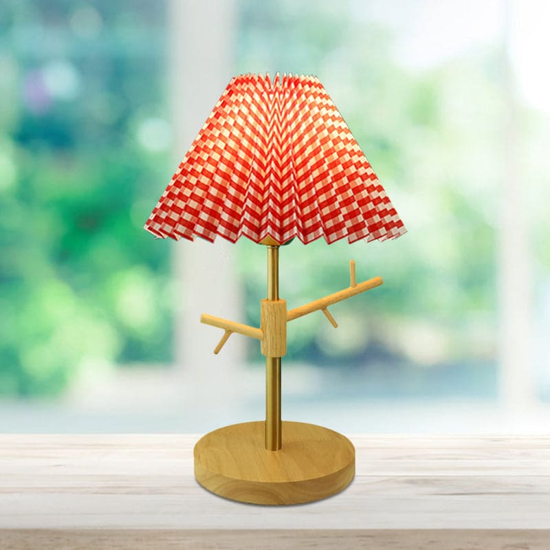 GloShine - Scandinavian Night Lamp with Storage Shelf