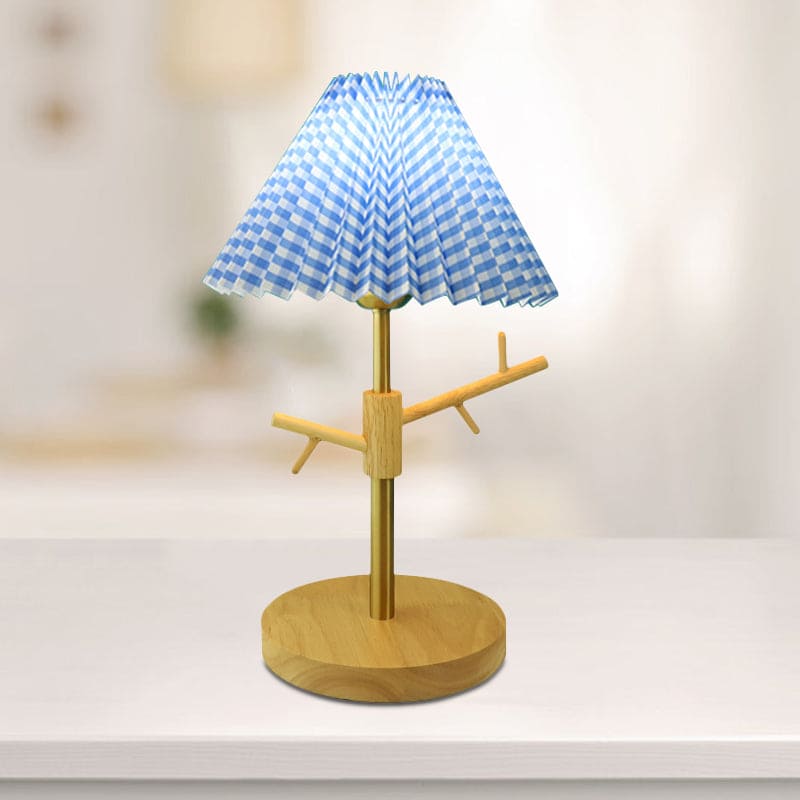 GloShine - Scandinavian Night Lamp with Storage Shelf