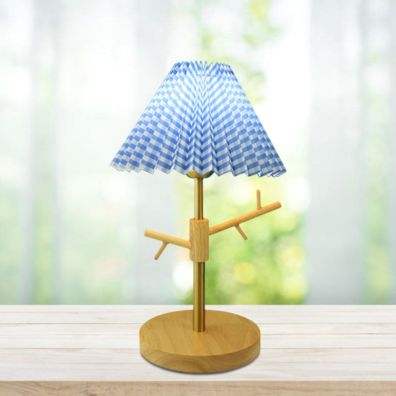 GloShine - Scandinavian Night Lamp with Storage Shelf