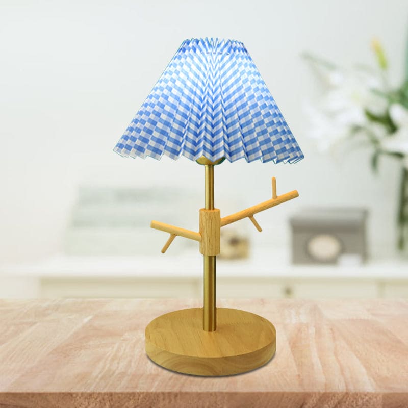 GloShine - Scandinavian Night Lamp with Storage Shelf