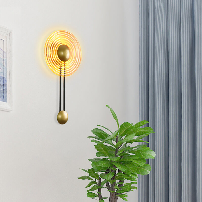 AuraLight – Stylish LED Wall Lamp in Black