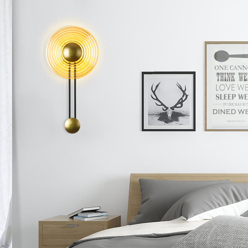 AuraLight – Stylish LED Wall Lamp in Black