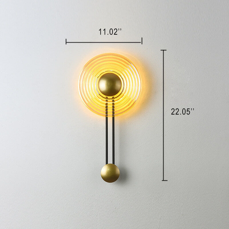 AuraLight – Stylish LED Wall Lamp in Black