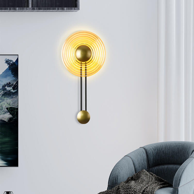 AuraLight – Stylish LED Wall Lamp in Black