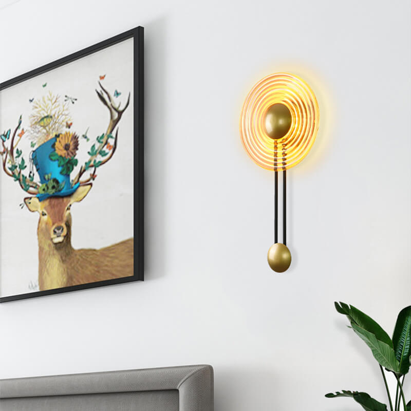 AuraLight – Stylish LED Wall Lamp in Black