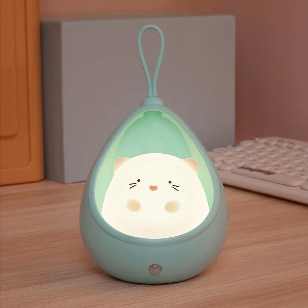 BunnyGlow - Rechargeable Animal Night Light with Sensor