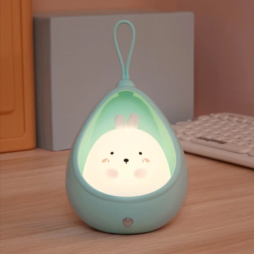 BunnyGlow - Rechargeable Animal Night Light with Sensor