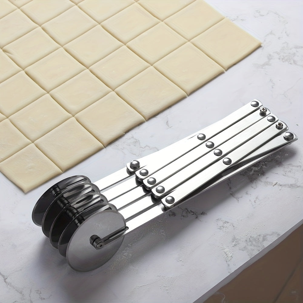 Slizer - Multifunctional 5-Wheel Dough Cutter with Handle