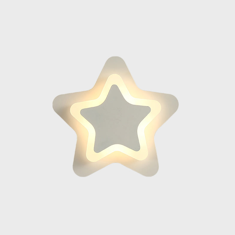 StellarGlow – Scandinavian LED Wall Lamp for Children