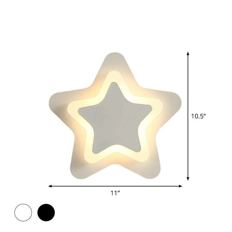 StellarGlow – Scandinavian LED Wall Lamp for Children
