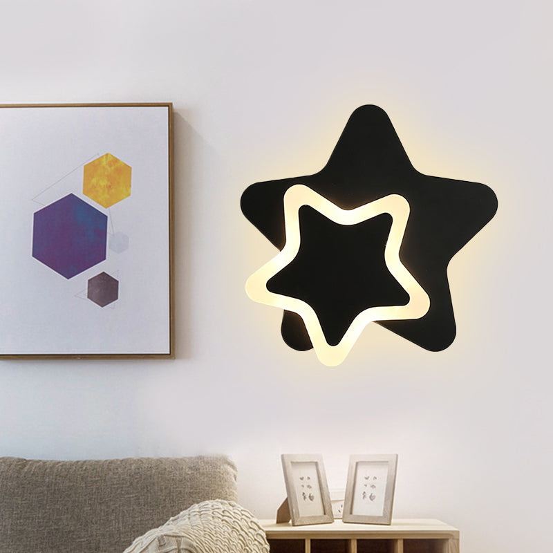 StellarGlow – Scandinavian LED Wall Lamp for Children