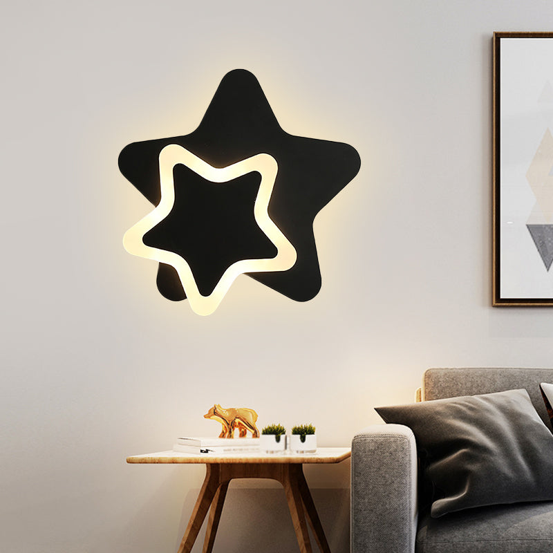 StellarGlow – Scandinavian LED Wall Lamp for Children