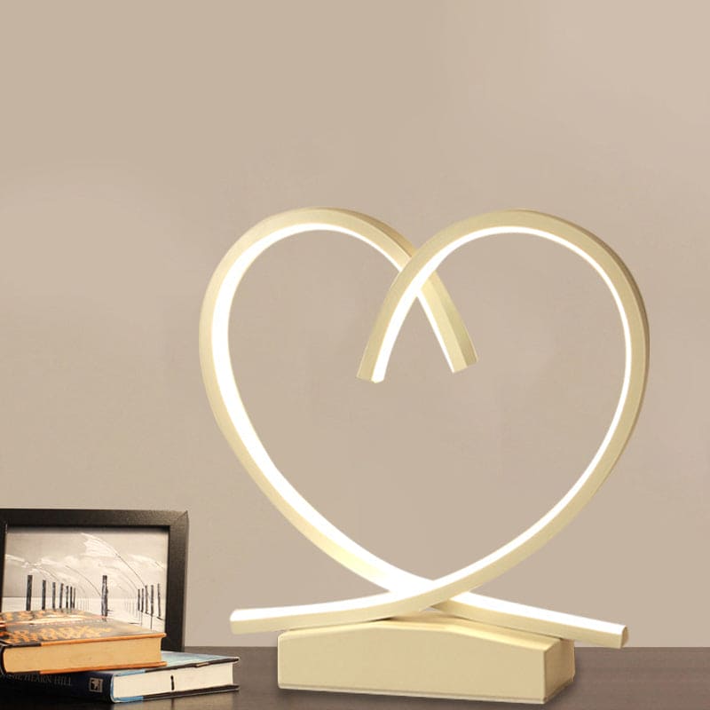 HeartWood – Romantic Wooden Nightstand with Drawer