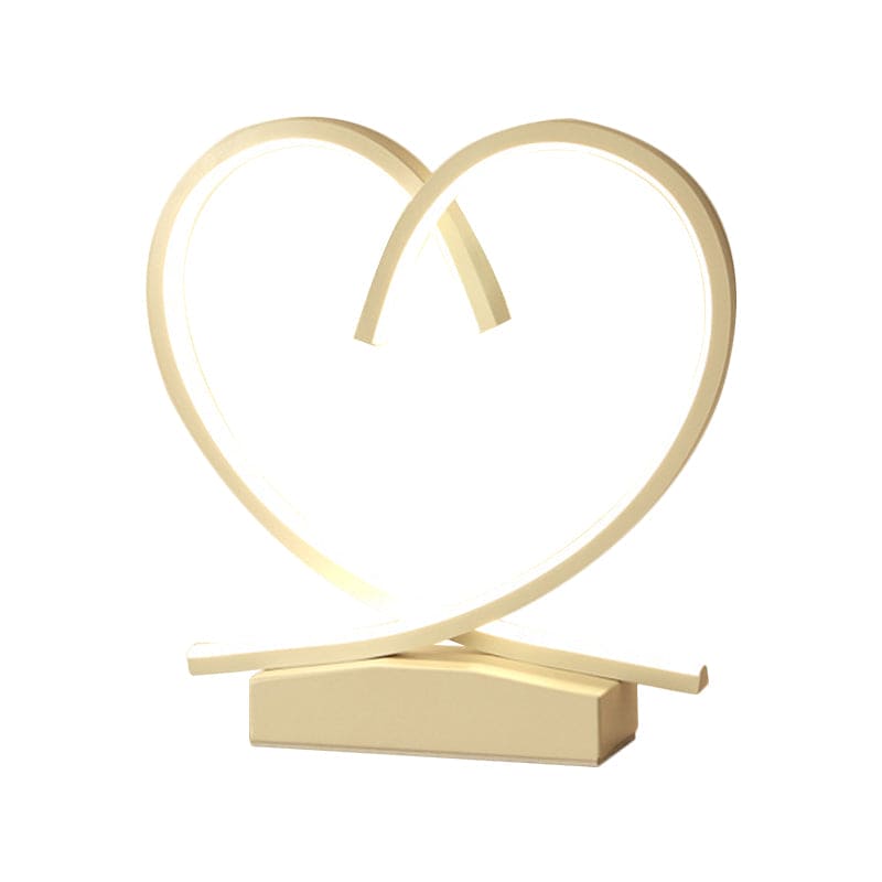 HeartWood – Romantic Wooden Nightstand with Drawer