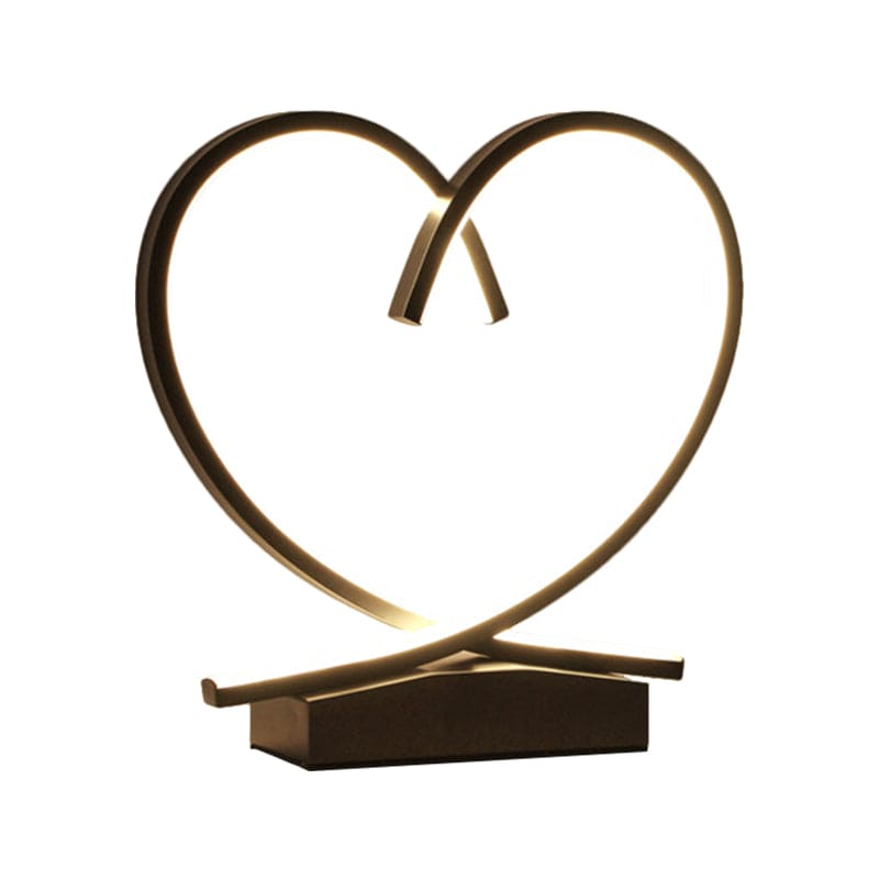 HeartWood – Romantic Wooden Nightstand with Drawer