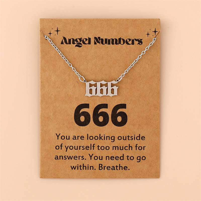 Celestia Stainless Steel Angel Number Necklace - A Special Piece of Jewelry for Spiritual Connection
