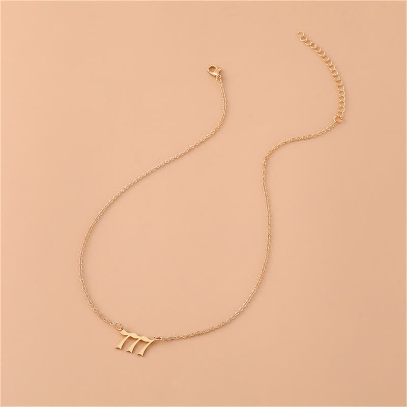 Celestia Stainless Steel Angel Number Necklace - A Special Piece of Jewelry for Spiritual Connection