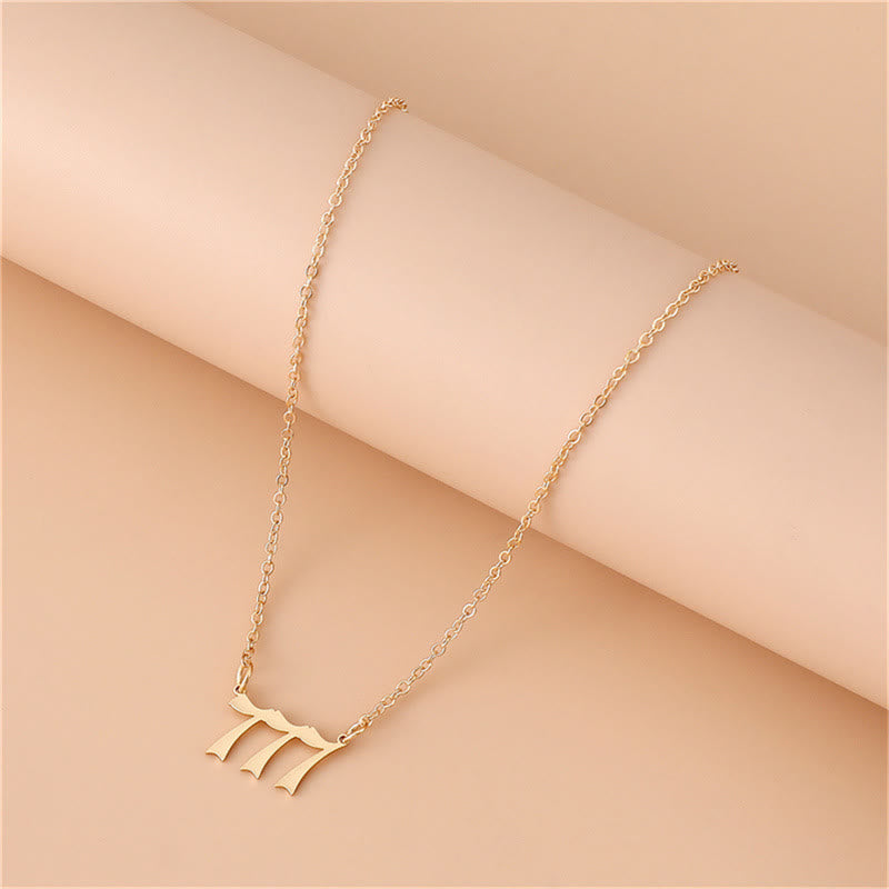 Celestia Stainless Steel Angel Number Necklace - A Special Piece of Jewelry for Spiritual Connection