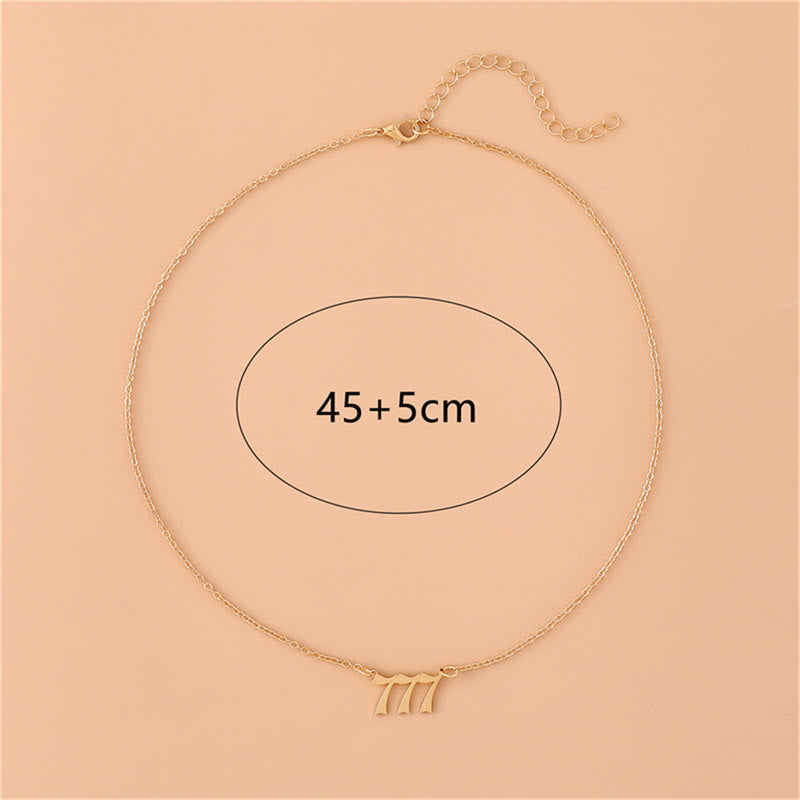 Celestia Stainless Steel Angel Number Necklace - A Special Piece of Jewelry for Spiritual Connection