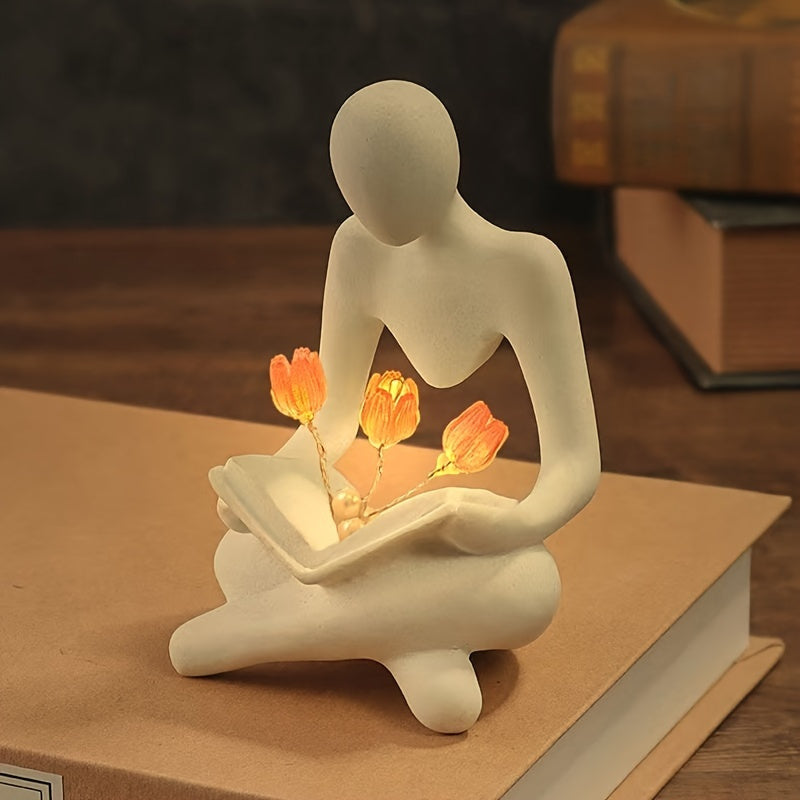 ArtTulip – Modern Abstract Night Light in Resin