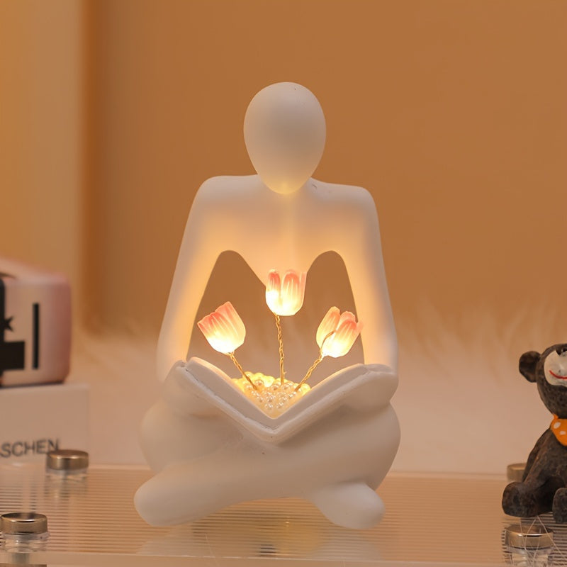 ArtTulip – Modern Abstract Night Light in Resin