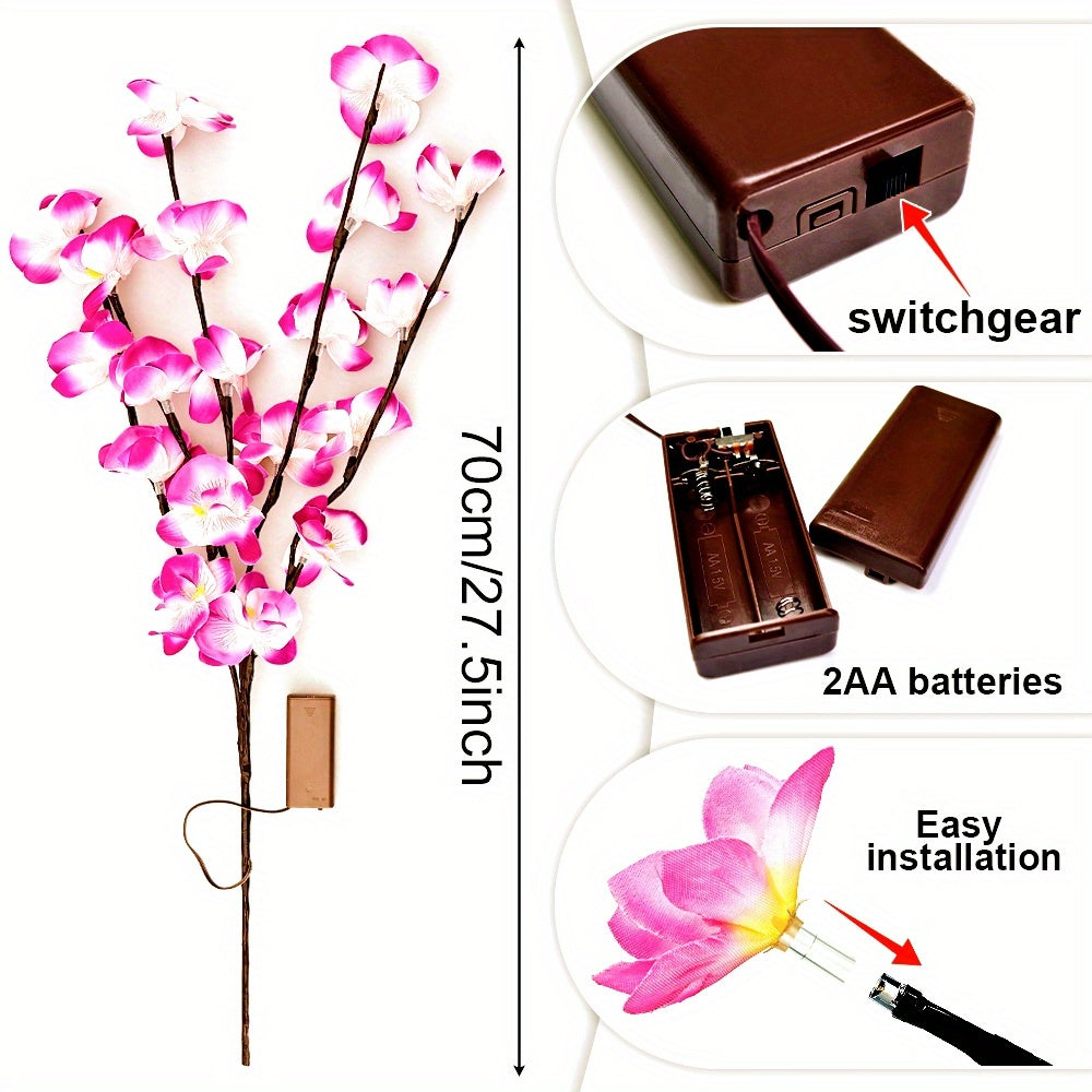 OrchidGlow – Luksus Phalaenopsis Orchid med LED-belysning