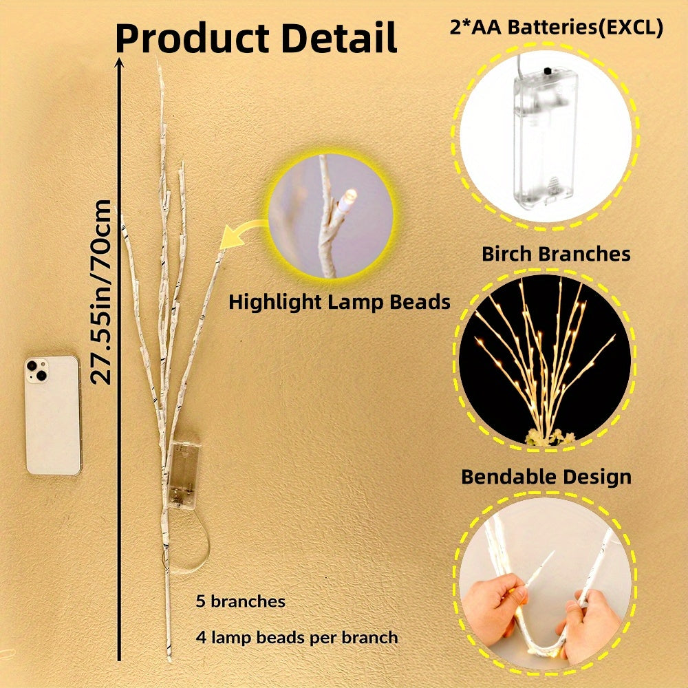 BranchGlow – Majisu LED Ceiling Lamp, 69.85 cm, Warm White Lighting