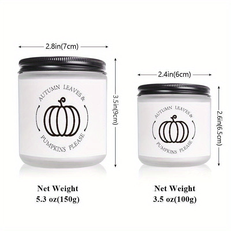 Autumn Glow – Scented Candle with Autumn Leaves & Pumpkins