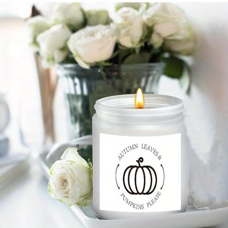 Autumn Glow – Scented Candle with Autumn Leaves & Pumpkins