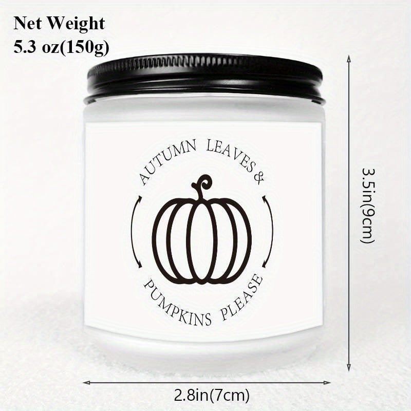 Autumn Glow – Scented Candle with Autumn Leaves & Pumpkins