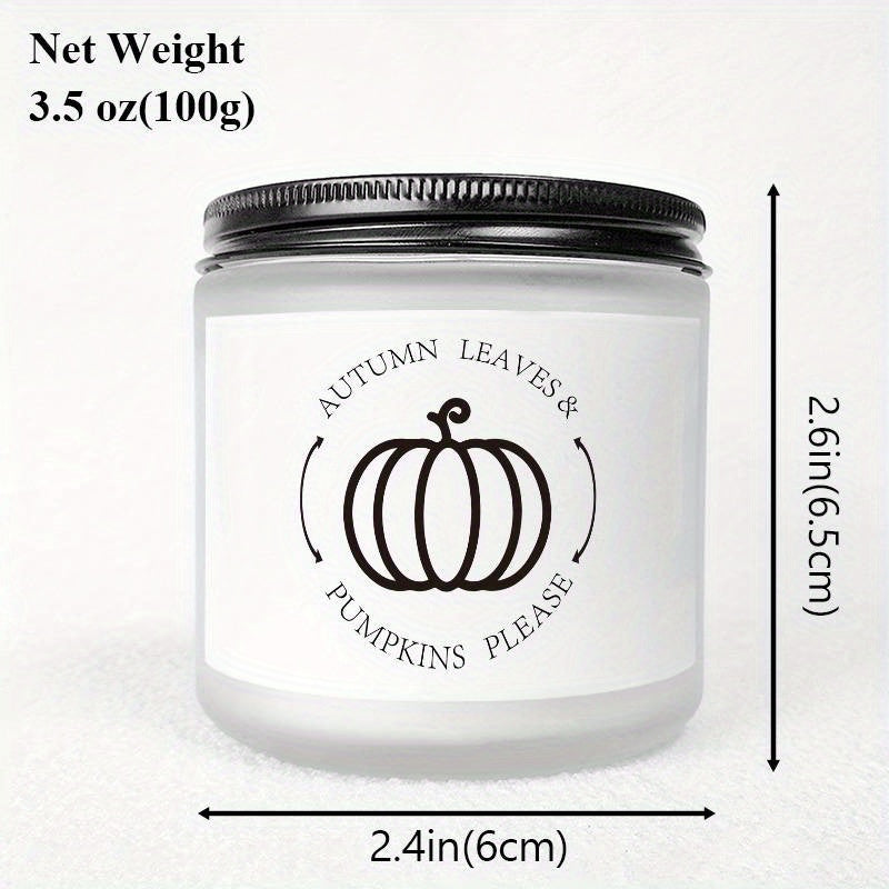 Autumn Glow – Scented Candle with Autumn Leaves & Pumpkins