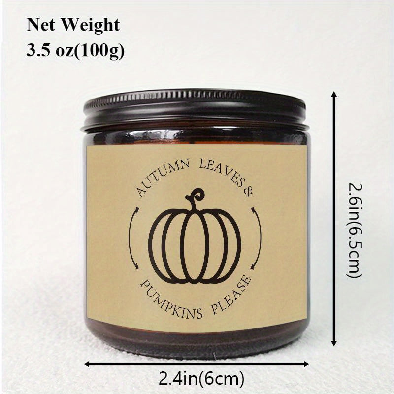 Autumn Glow – Scented Candle with Autumn Leaves & Pumpkins