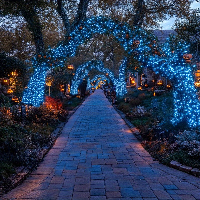 SolarGlow Lighting - Dimmable Outdoor Lighting String with Solar Energy