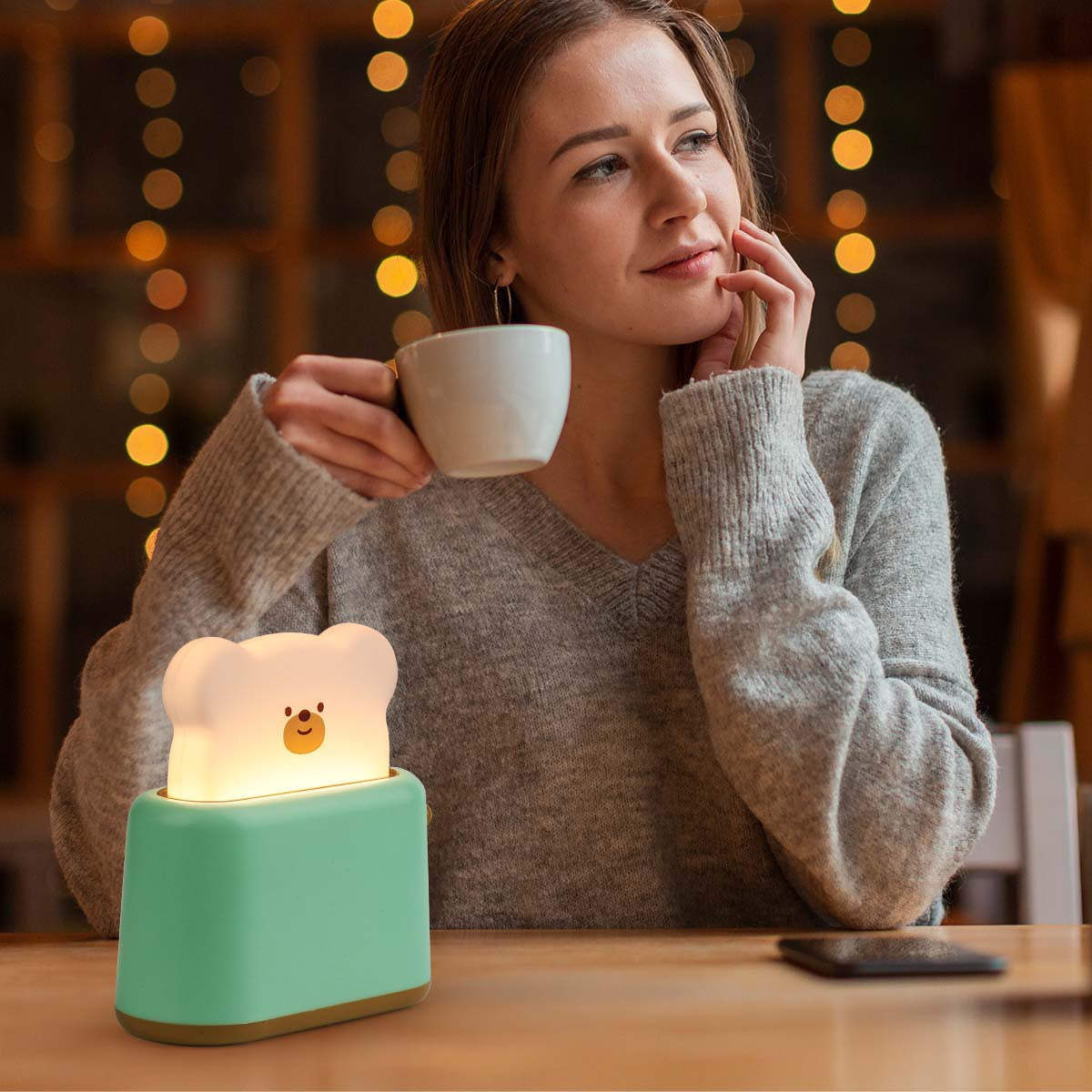 GlowSphere Lamp – Colorful LED Night Light for Bedroom