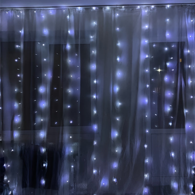 LuxeGlow – USB LED Gardinbelysning för Fester
