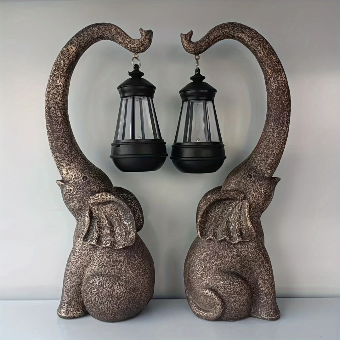 MagicElephant - Förtrollande Solbelysning för Trädgård och Hem