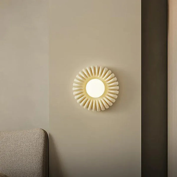 ArtisanGlow Warm White - Elegant Resin Heat Lamp for Bedroom