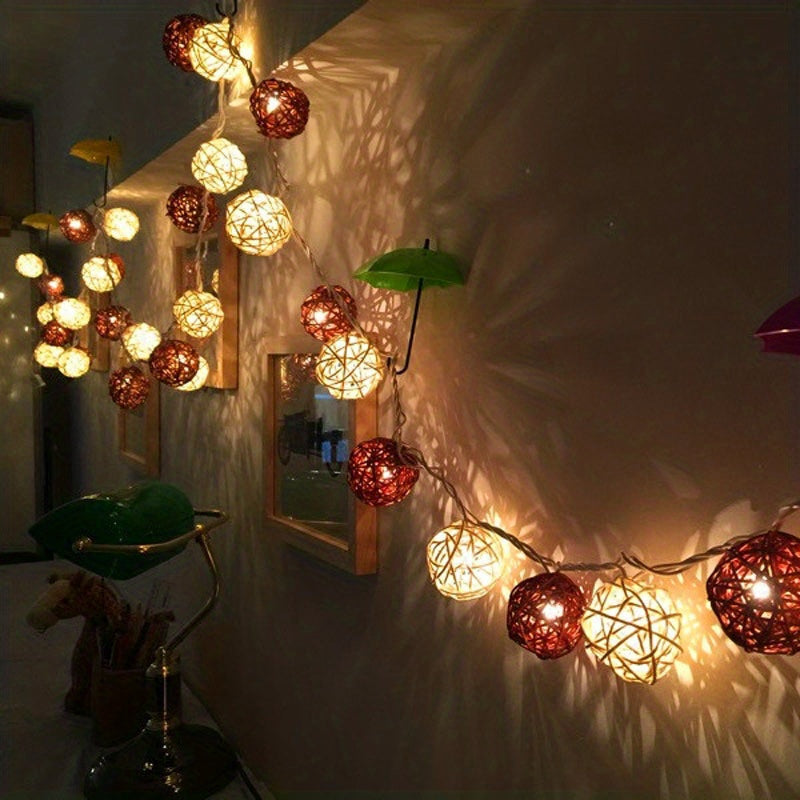 LuxAura – Elegant Rotslinga 2m med LED