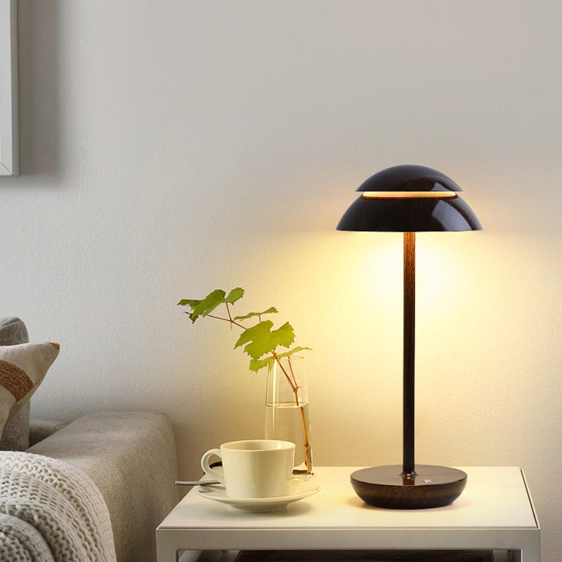 Aurelia Noire - Rechargeable Wireless Table Lamp with Built-in LED Lighting and Battery