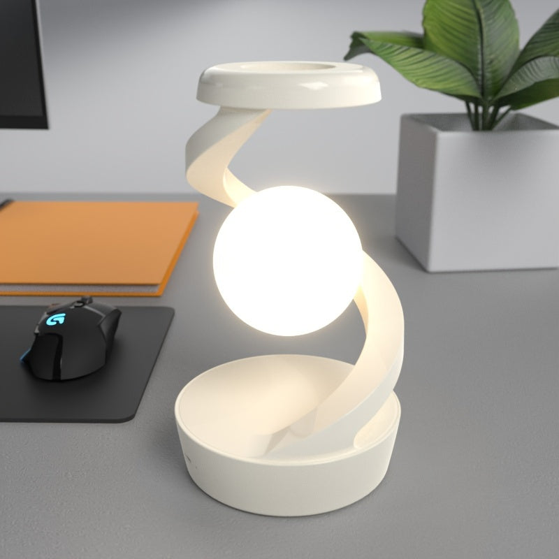 GestureGlow Lamp - RGB LED with Wireless Charging