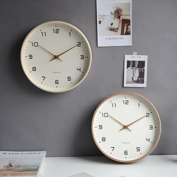 NordicTimber - Large Wooden Hanging Clock for Your Interior