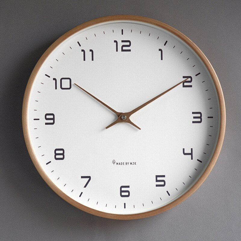 SereneTime – Natural Wooden Wall Clock