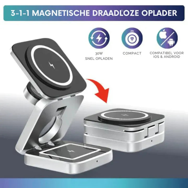 Infinite Power - 3-in-1 Wireless Charger for Smartphones