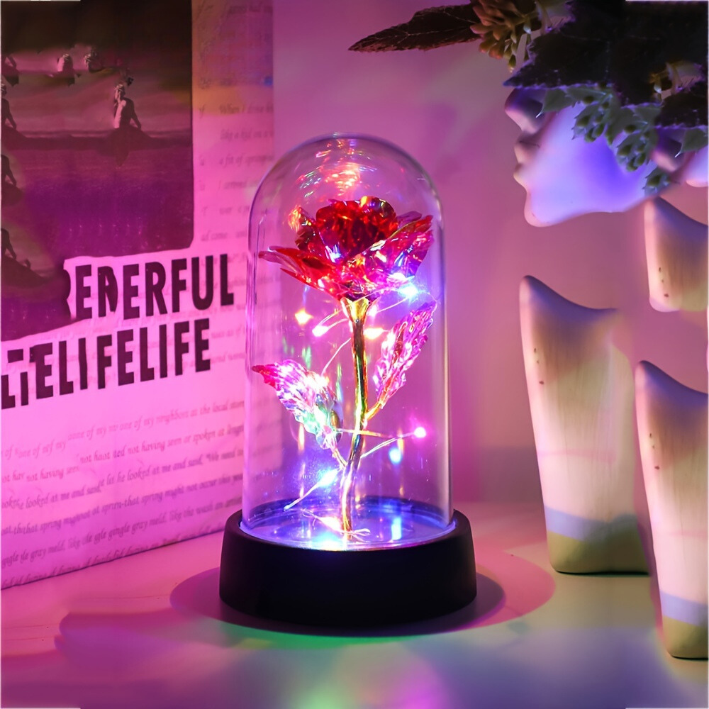 GoldenRose – Luxe Rose Lamp for Interior Decoration