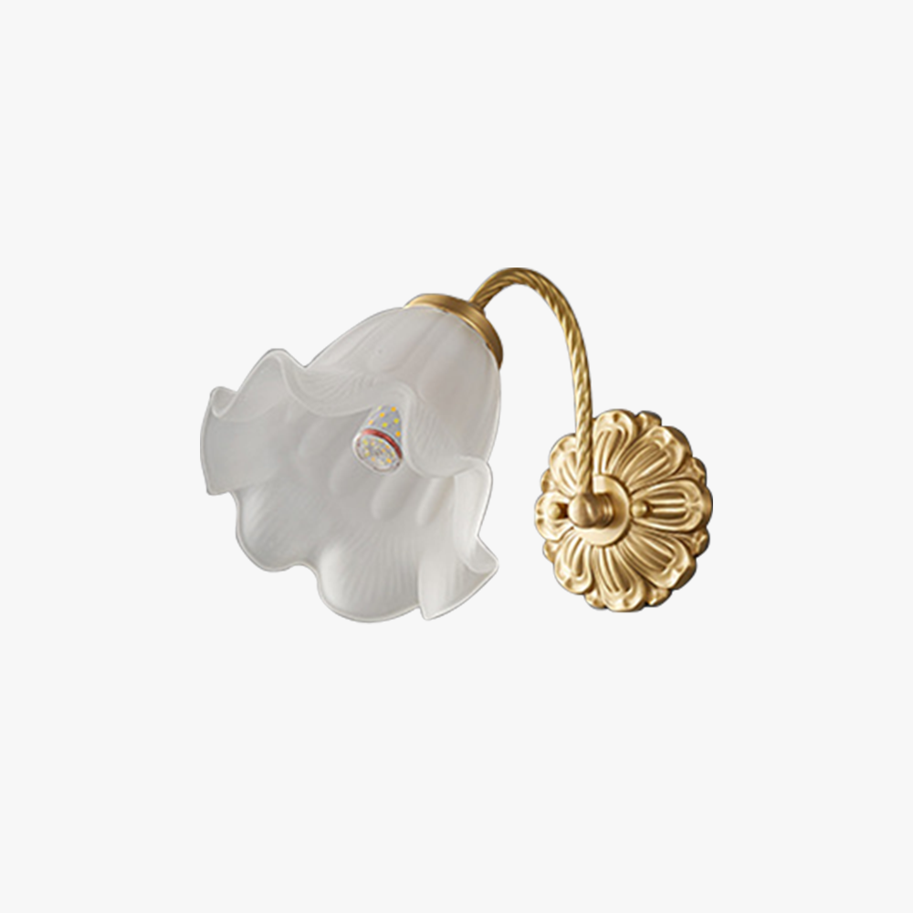 VintageGlow – Retro Glasmurvägglampa för Stämning