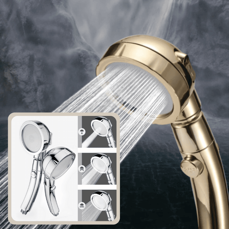 PowerHead 3-in-1 Shower Set - Adjustable Rain Shower with Hose
